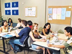 Frans leren in Montreal - Klaslokaal