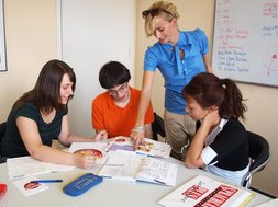 Duits leren in Frankfut - Klaslokaal