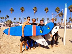 Engels leren in Los Angeles -Surfen