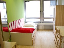 Duits leren in Frankfut -Accommodatie 2-persoonskamer