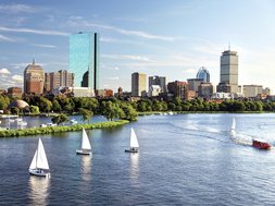 Engels leren in Boston - Boston Skyline