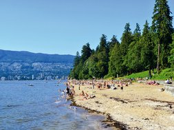 Engels leren in Vancouver - Strand